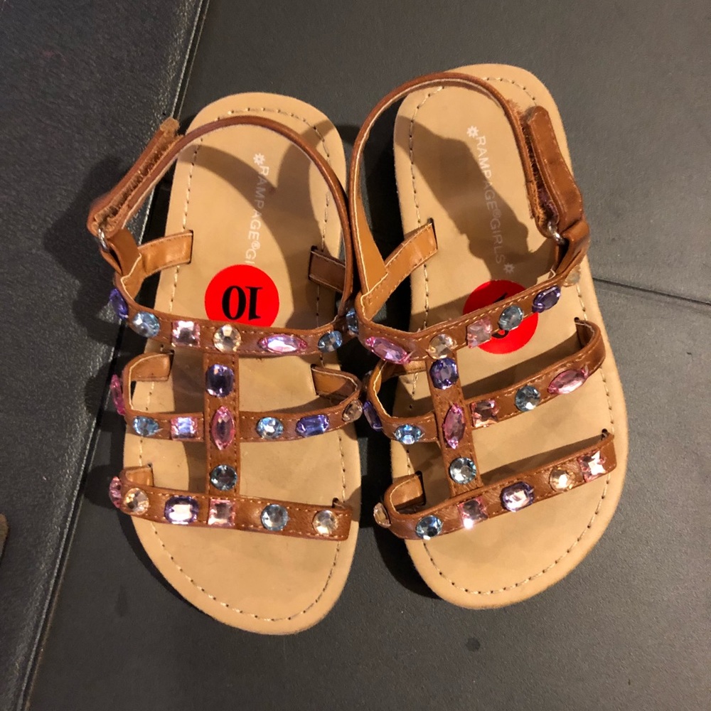 Girls rampage sandals